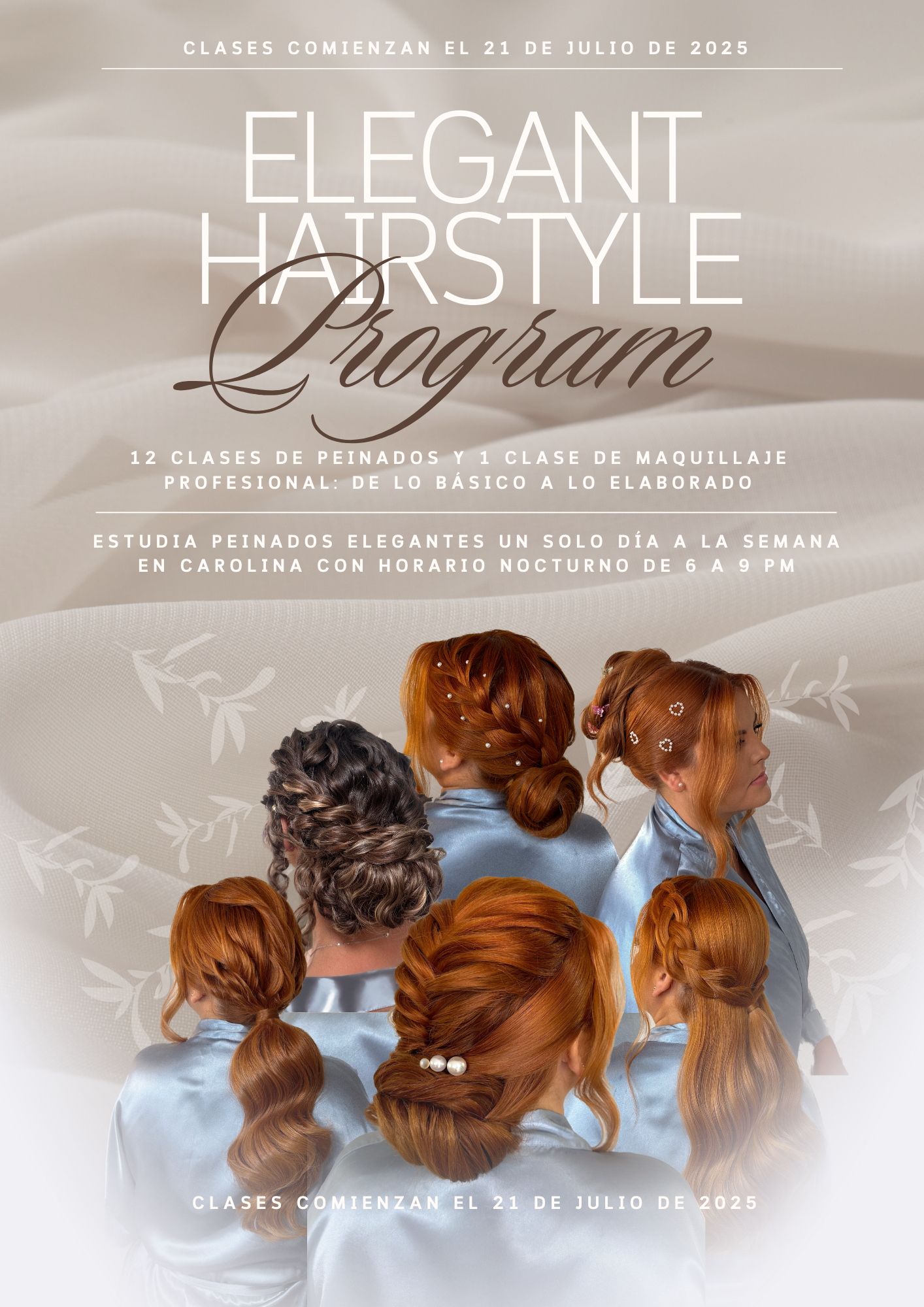 Elegant Hairstyle Program- Matrícula (comienza en julio)