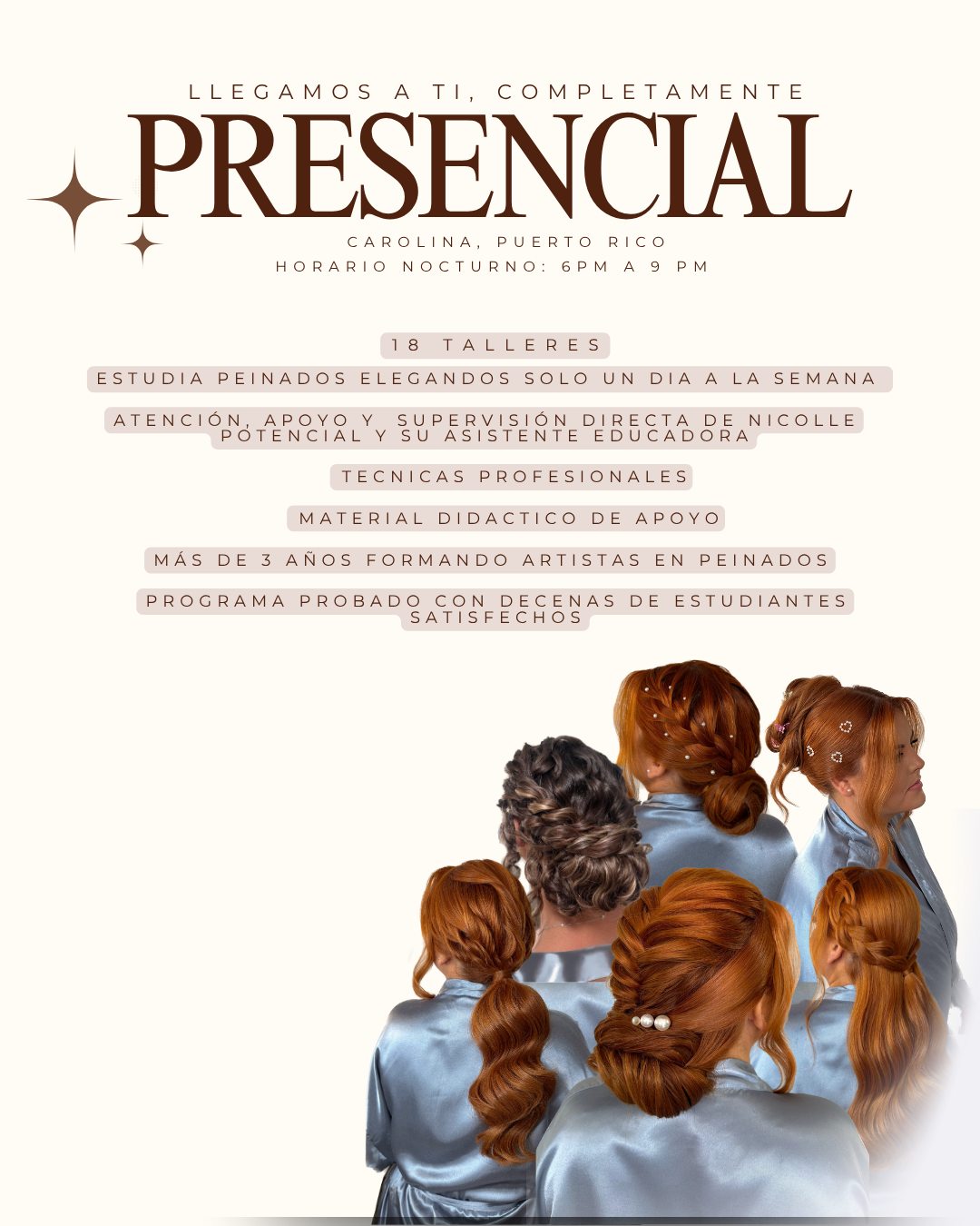 Elegant Hairstyle Program- Matrícula (Clases comienzan el 13 de julio de 2026)