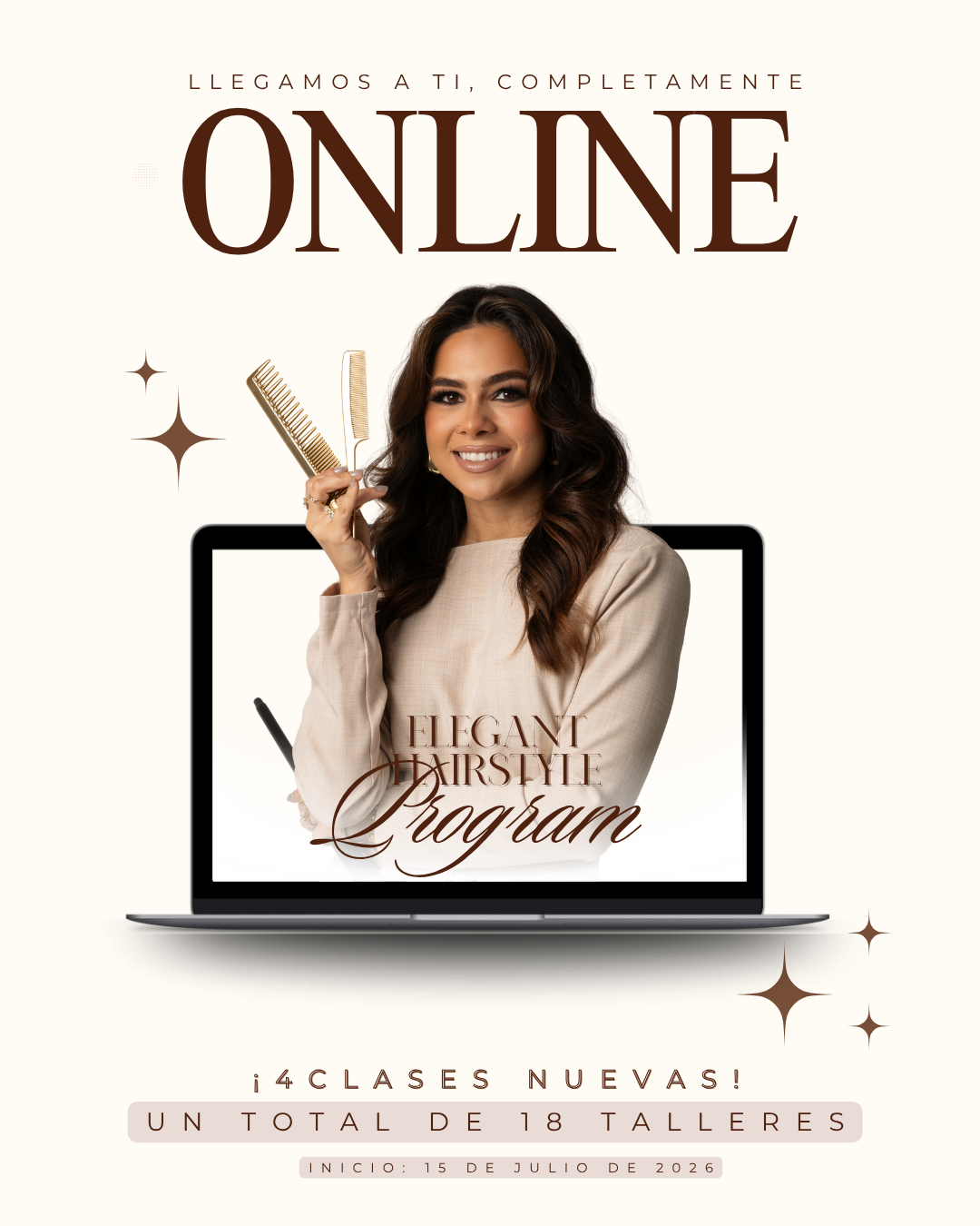 Programa Online de Peinados Elegantes – Matrícula (Clases comienzas el 15 de julio de 2026)