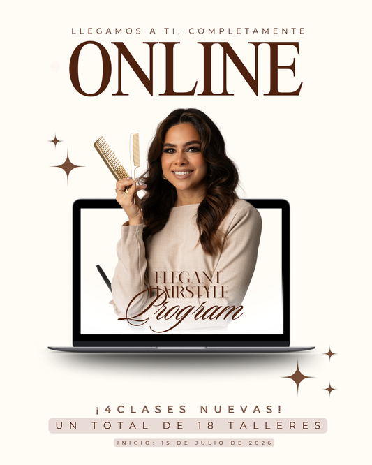 Programa Online de Peinados Elegantes – Matrícula (Clases comienzas el 15 de julio de 2026)